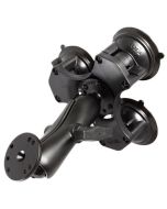 Uchwyt z potrójną przyssawką RAM® Twist-Lock™ z okrągłą płytką