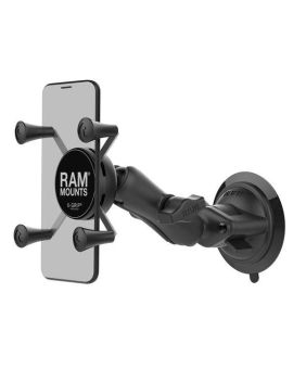 Uchwyt do smartfonów RAM® X-Grip® z obrotowym uchwytem montowany na przyssawce