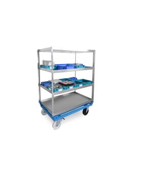 Regaltrolley 1200x800 mit 4 Ebenen flex